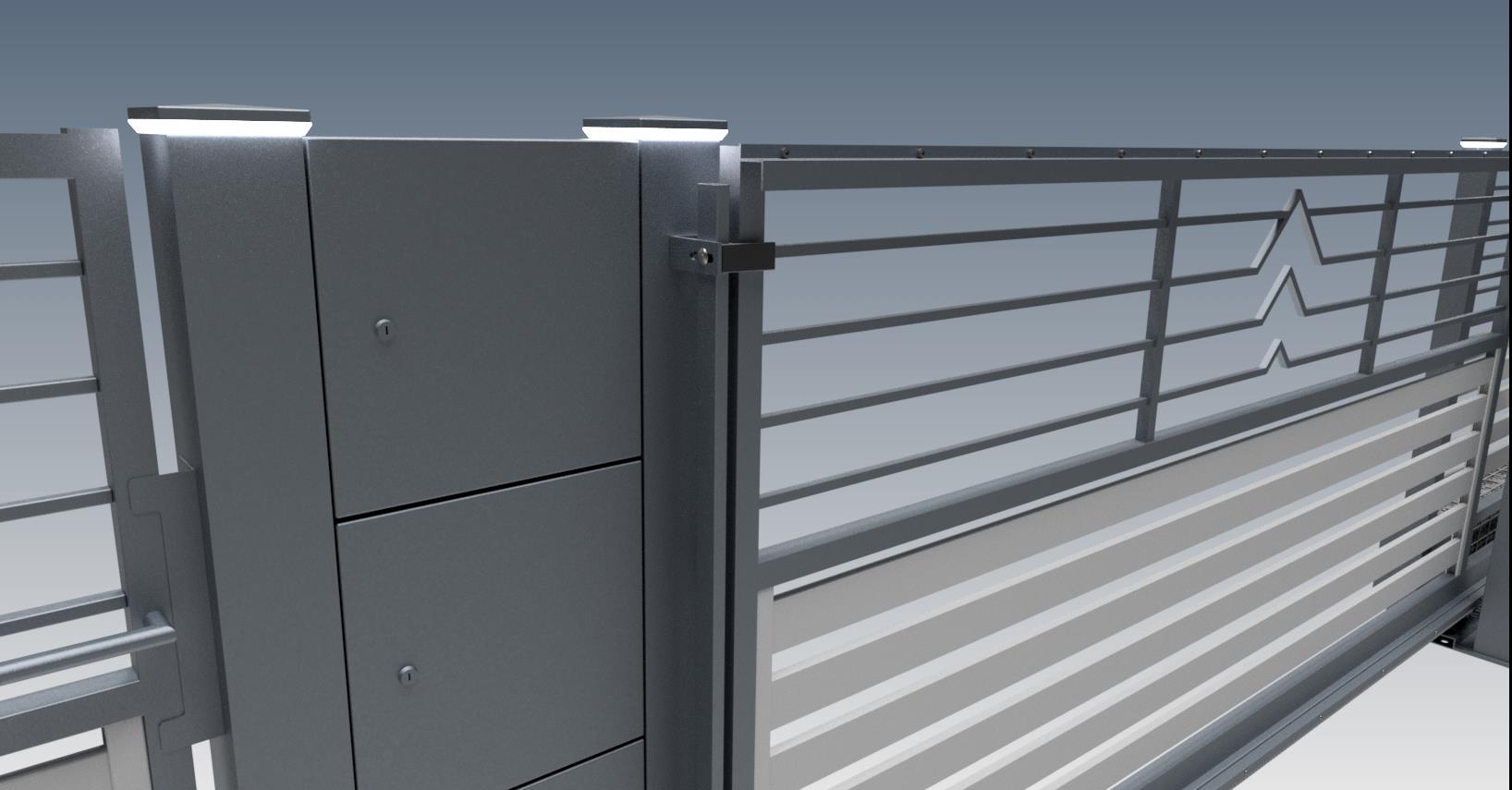 LED-Beleuchtung Frontzaun 21
