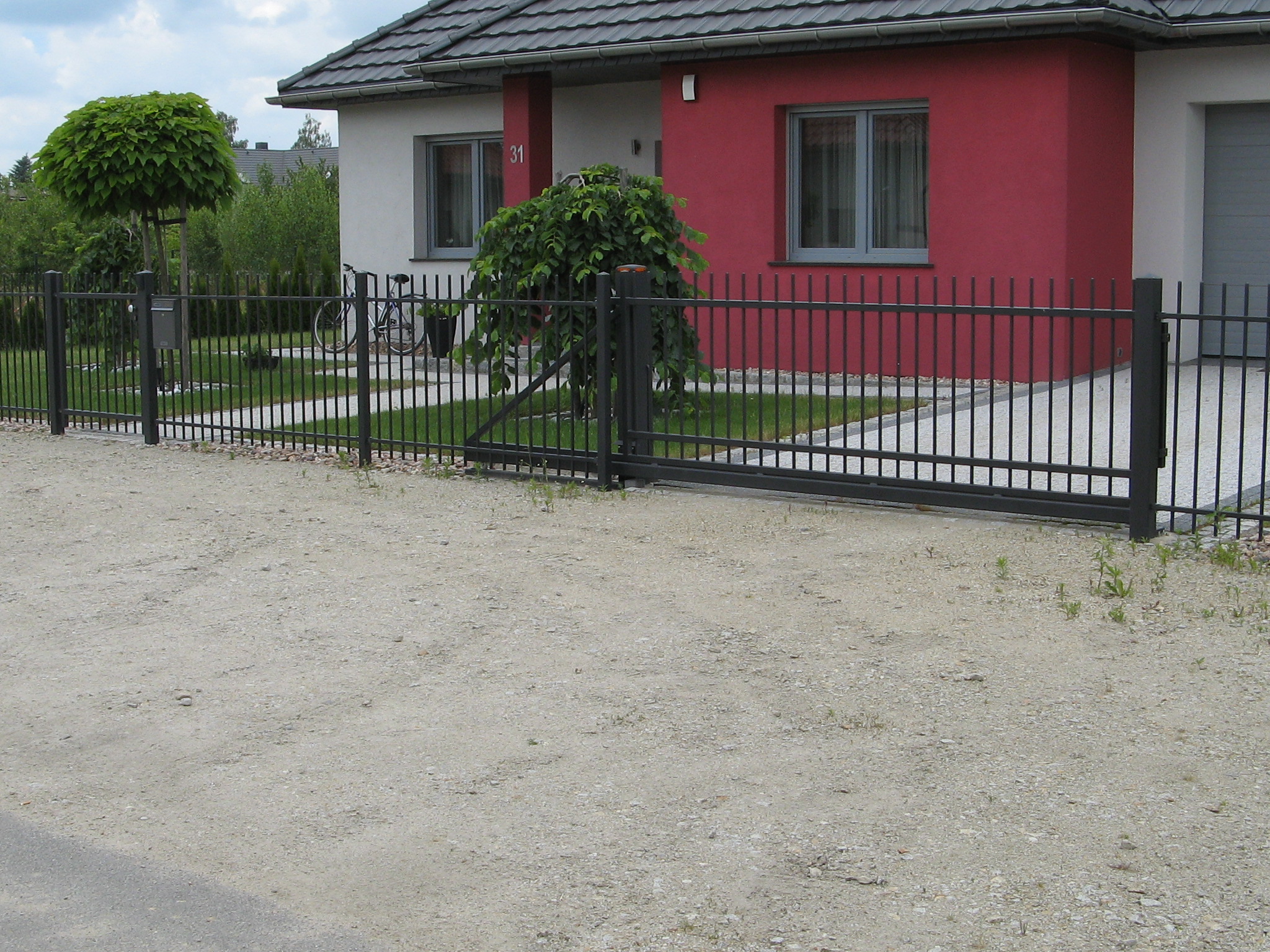 Frontzaun mit Tor 22